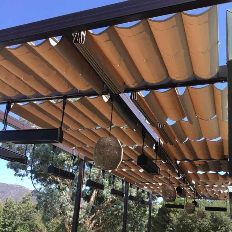 Showcases 7 Slide Wire Shade System in Glendale, CA