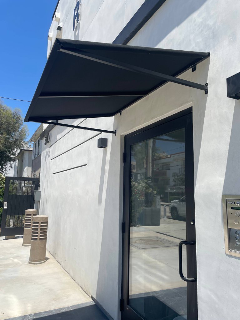 Showcases 1 Open End Awning Complete in North Hollywood, CA | North Hollywood, CA | Van Nuys Awning | North Hollywood
