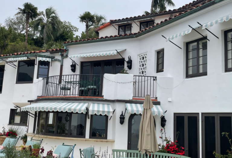 Showcases 5 Open End Spear Awnings and Exterior Pads in Pacific Palisades | Pacific Palisades, CA | Van Nuys Awning | Pacific Palisades