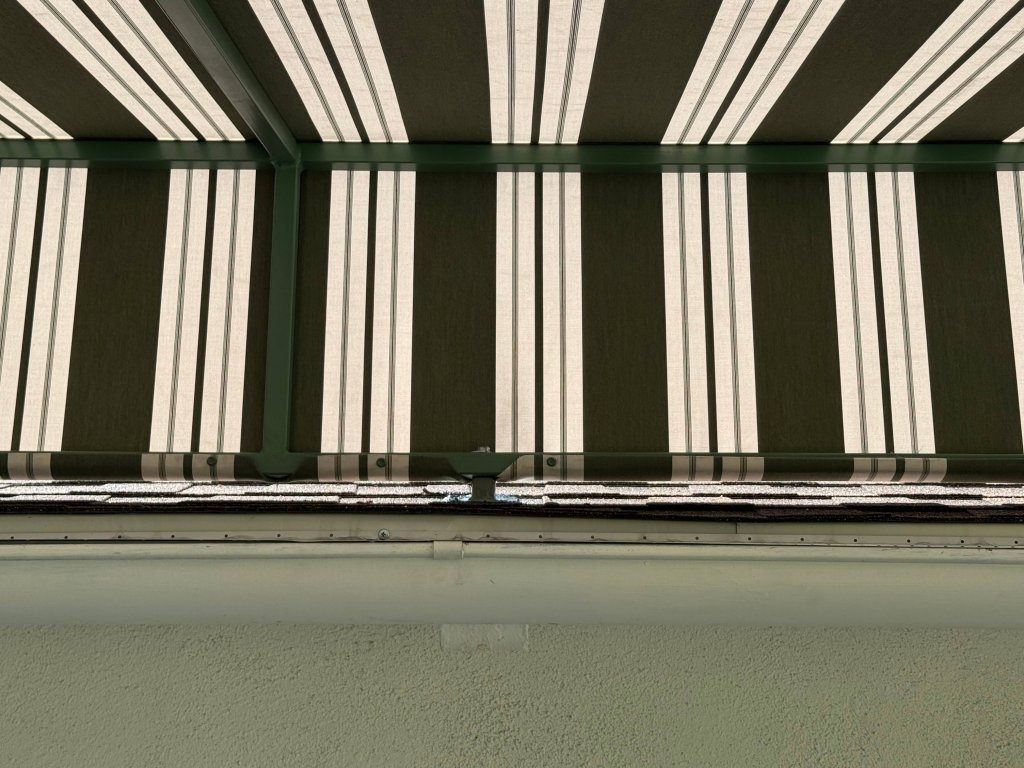 Roof Mount Closed End Awnings with Posts and Traverse Drapes | Toluca Lake, CA | Van Nuys Awning | Toluca Lake